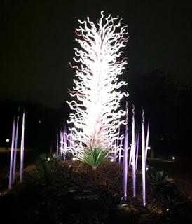 CHIHULY GLASS SCULPTURES, Desert Botanical Garden, Phoenix, Arizona, Guest Post by Cathy Bonnell