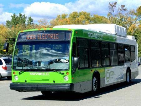 A fully-electric Nova Bus