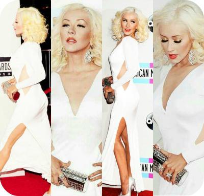 Christina Aguilera at the AMA Awards: Red Carpet How-To from Stylist David Babaii