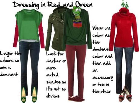 Dressing in Red and Green