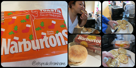 Limited Edition Warburtons Christmas Wrapper and Breakfast products