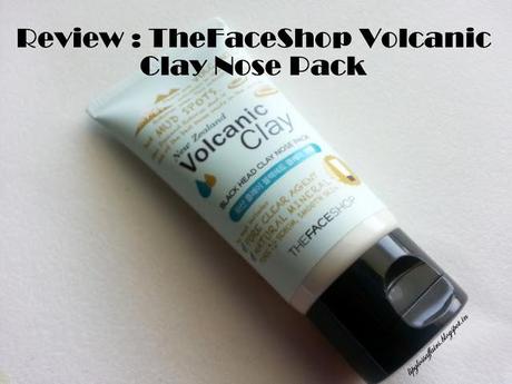 ♥ Review : TheFaceShop New Zealand Volcanic Clay Blackhead Clay Nose Pack ♥