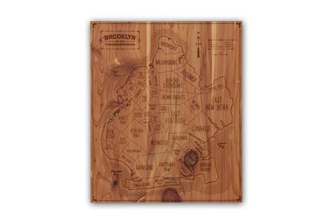 Neighborwoods   Wooden Wall Maps