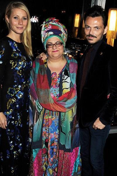 Gwyneth Paltrow, Camila Batmanghelidjh and Matthew Williamson