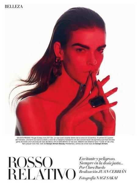 Meghan Collison by Nagi Sakai for Harper's Bazaar Spain December 2013 