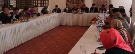 The inaugural meeting of Afghanistan’s Parliamentary Business Caucus