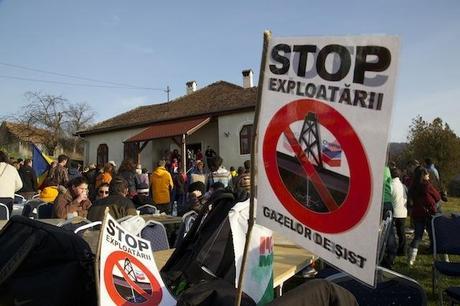 anti fracking protest