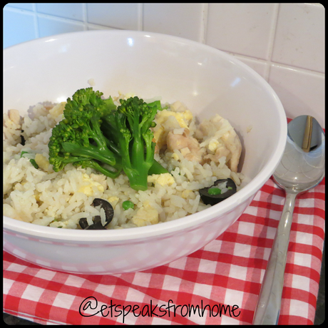 Olive Fried Rice with Tenderstem