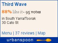 Third Wave on Urbanspoon