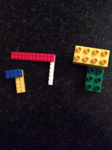 Legos as guns. (Photo: Christine Wolf)