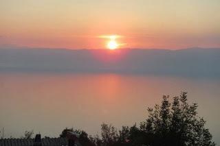 Sunset Over Lake Ohrid, Macedonia