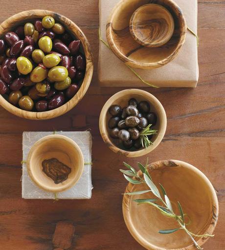 Olive Wood Bowl Set (set of 6)