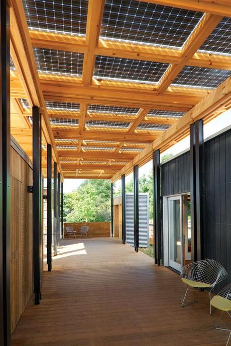 Energy Solar Decathlon show home solar panels