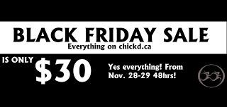 Black Friday Sale at Chick'd