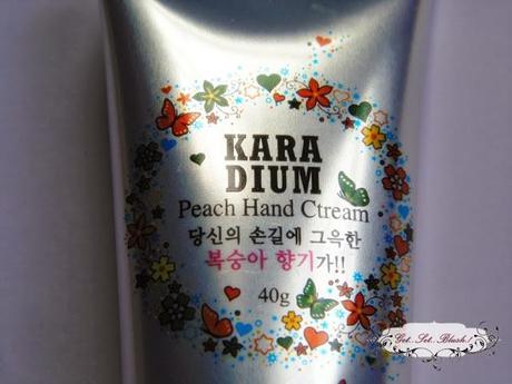 cosmetic-love.com-Karadium Hand Creams in Cherry Blossom and Peach-Review,Swatches