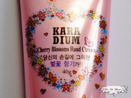 cosmetic-love.com-Karadium Hand Creams in Cherry Blossom and Peach-Review,Swatches