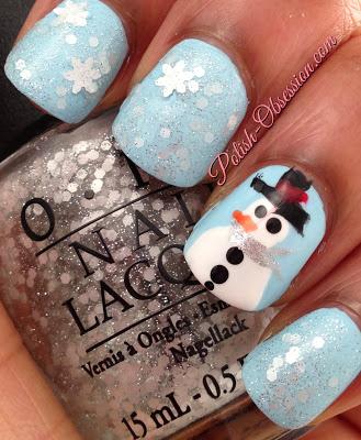 Nail Polish Canada Holiday Nail Art Challenge - Snow