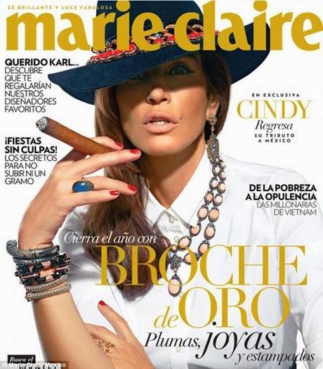 Cover Lover: Marie Claire Mexico: Cindy Crawford Channels Iconic Mexican Actress María Félix