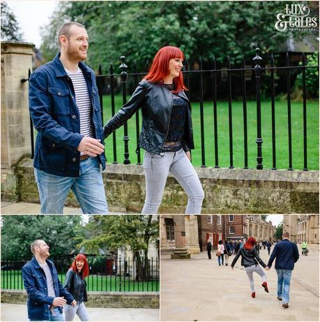 York Engagement shoot with Rock and Roll Couple