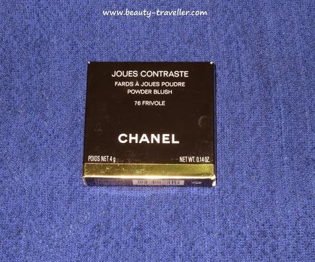 The Chanel Week : Joues Contraste blush in Frivole