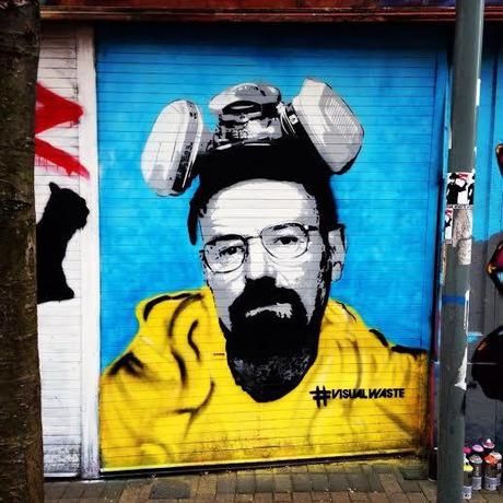 unnamed Graffiti and Street Art tributes to Breaking Bad