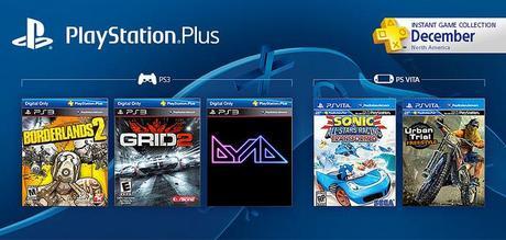 PS Plus US offers free Borderlands 2, GRID 2 and more in December