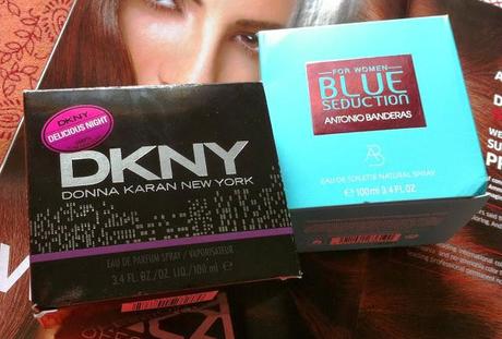 Latest Additions to my Perfume Collection - Antonio Banderas & DKNY