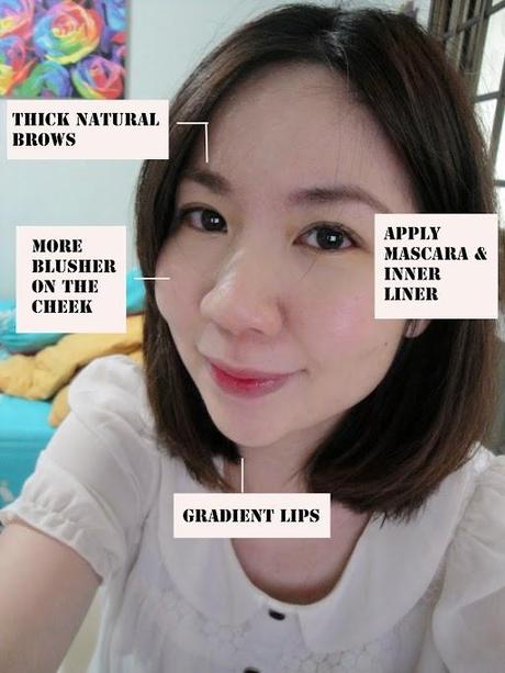 Korean Natural Makeup feat Gradient Lips