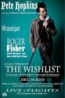 LOUDLY PRESENTS   PETE HOPKINS ALTERNATIVE ROCK PERFORMER ~  THE WISHLIST