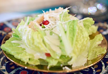 Ceasar Salad with Pomegranates