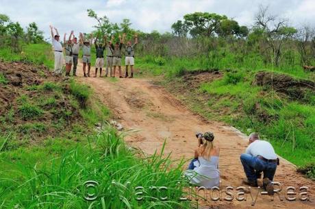 Safari Guide of the Year Finalists being Photographed