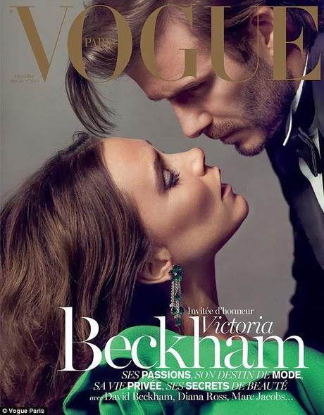 Cover Lover: David & Victoria Beckham For Vogue Paris, Dec 13