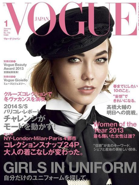 Karlie Kloss by Patrick Demarchelier for Vogue Japan January 2014 