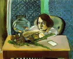 Matisse woman with goldfish