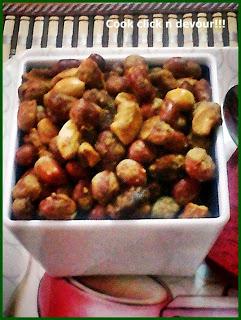 Spicy oven roasted nuts