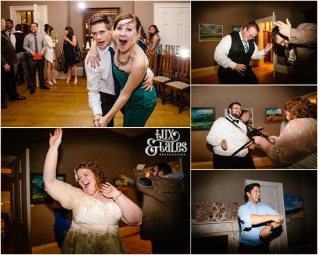 Dance floor laighs and silly poses at York Wedding Photography