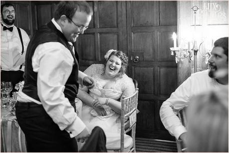 Bride has big laugh at York wedding