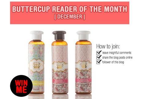 Buttercup Reader of the Month (December)