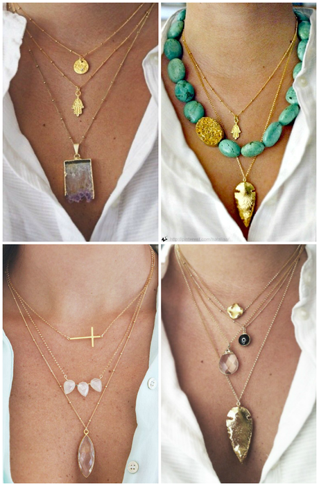 Inspiration: Necklace Layering