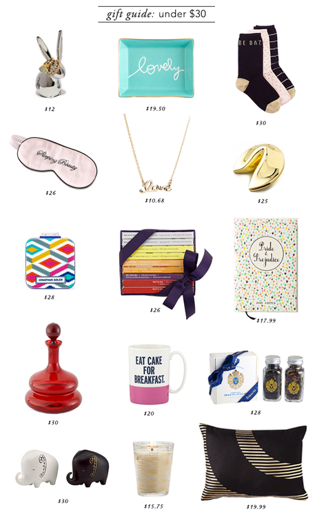 Gift Guide : Gifts Under $30