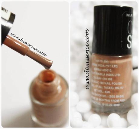 Maybelline Color Show Nail Paints: Nude Skin and Midnight Taupe: Review/NOTD