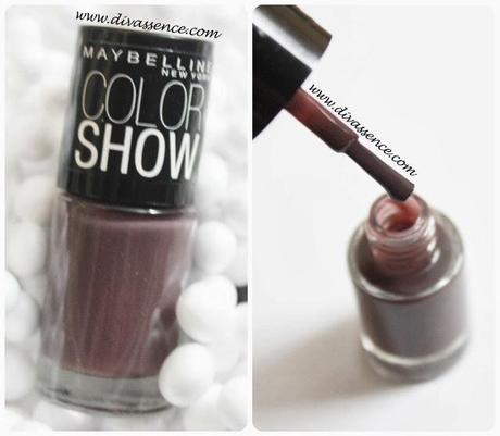 Maybelline Color Show Nail Paints: Nude Skin and Midnight Taupe: Review/NOTD