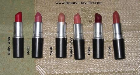 MAC Lipsticks that I own!!