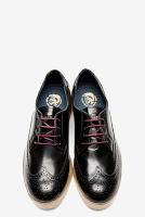 Brogue It Up:  Diesel Black Low Brogue Scrouge Shoe