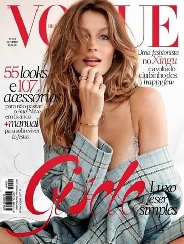 GISELE BUNDCHEN FOR VOGUE BRAZIL DECEMBER 2013