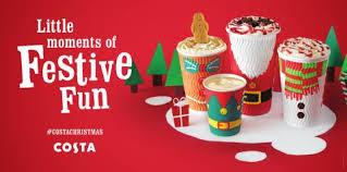 Christmas Collection at Costa Coffee