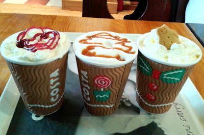 Christmas Collection at Costa Coffee