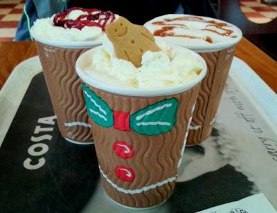 Christmas Collection at Costa Coffee