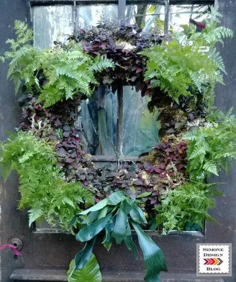 Simone Design Blog|Christmas Time is Here! Terrarium decorated Christmas wreath at The Biltmore