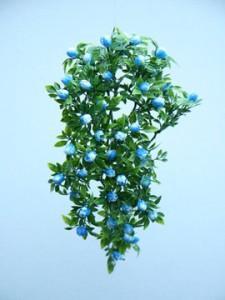 Creating the Perfect Winter Wonderland blue hanging baskets